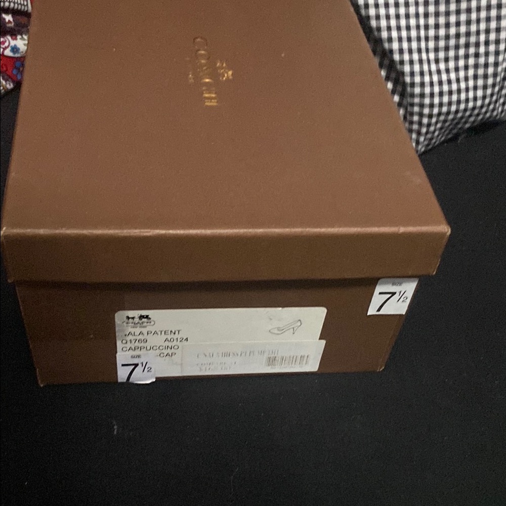 Coach Brown Shoe Box